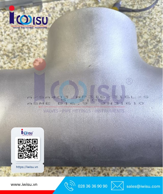 Cấu trúc tê đúc Inox 316 đạt tiêu chuẩn công nghiệp