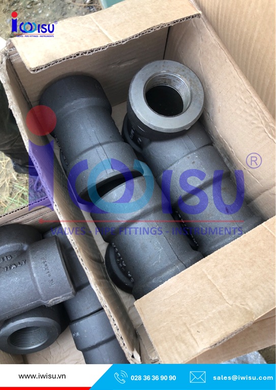 Tê đều thép A105 ASME B16.11 Tê đều thép A105 ASME B16.11