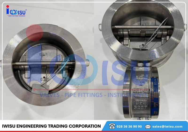 Van 1 chiều inox chống ăn mòn dùng cho hóa chất nhẹ và môi trường ẩm Van 1 chieu inox chong an mon dung cho hoa chat nhe va moi truong am
